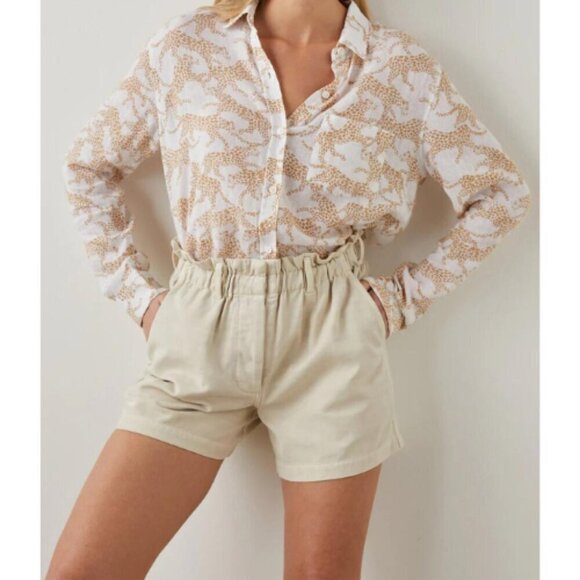 New! Rails Monte Stone high waisted paper bag Shorts 21018 - Picture 1 of 10